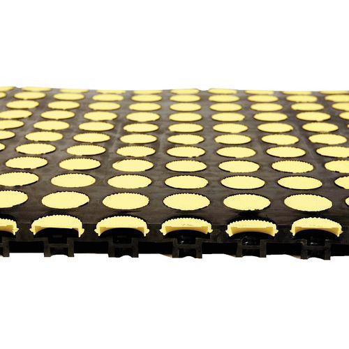 Protiúnavové průmyslové dlaždice s penízkovým povrchem Vattelez, 50 x 50 cm Protiúnavové průmyslové dlaždice s penízkovým povrchem Vattelez, 50 x 50 cm