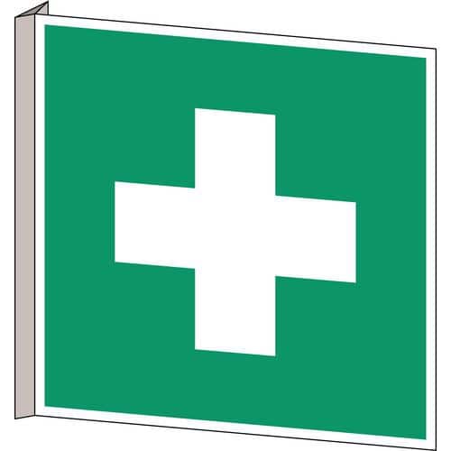 Značka nouzové evakuace – „První pomoc“ – PVC