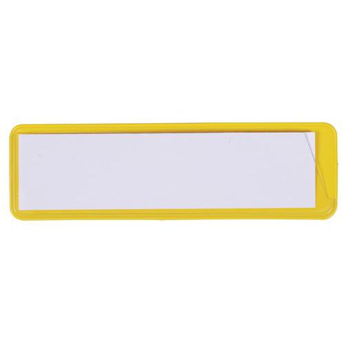 Informační štítky na regály Manutan Expert, lepicí, 100 x 30 mm, 100 ks