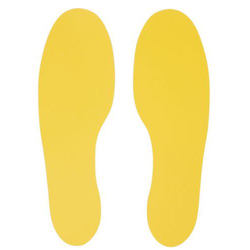Signalizační podlahové značení - stopy, 30 x 10 cm, 10 ks Signalizační podlahové značení - stopy, 30 x 10 cm, 10 ks
