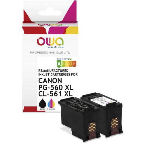 Repasovaná inkoustová kazeta Canon PG-560XL, 4 barvy