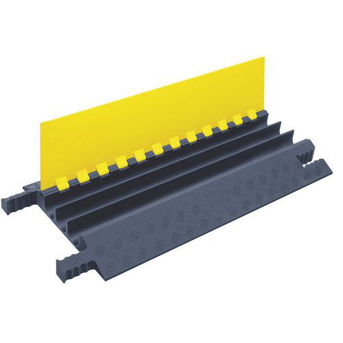 Kabelový přejezd Grip Guard®, 3 kanály, černá/žlutá, 46 x 91 x 6 cm