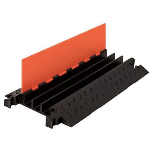 Kabelový přejezd Guard Dog®, 3 kanály, černá/oranžová, 51 x 91 x 8 cm