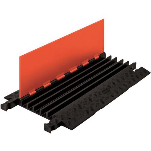 Kabelový přejezd Guard Dog®, 5 kanálů, černá/oranžová, 50 x 91 x 5 cm