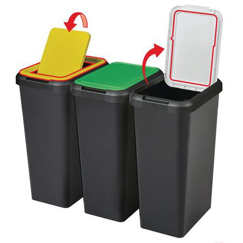 Odpadkové koše na tříděný odpad, 45 l - CEP