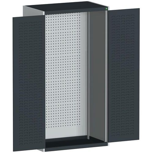 Dílenské skříně s perfo panely pro držáky na nářadí/boxy