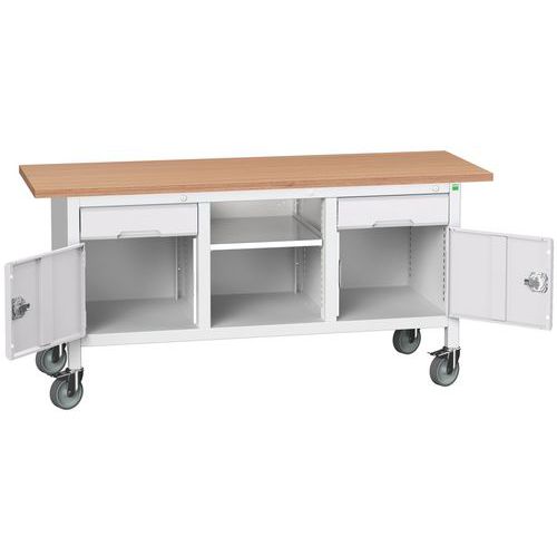 Mobilní dílenské stoly Bott Verso Storage, multiplex, šířka 175 cm