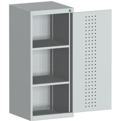 Dílenské skříně Bott Cubio, perfo dveře, výška 120 cm