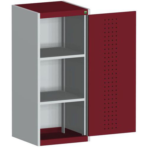 Dílenské skříně Bott Cubio, perfo dveře, výška 120 cm