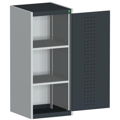 Dílenské skříně Bott Cubio, perfo dveře, výška 120 cm