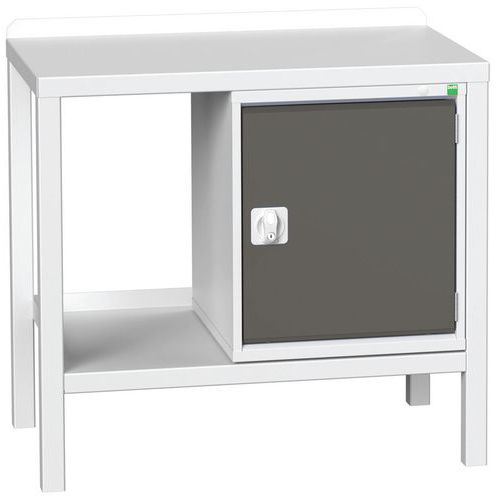 Dílenské stoly Bott Verso Weld se skříňkou, šířka 100 a 150 cm, multiplex/ocel