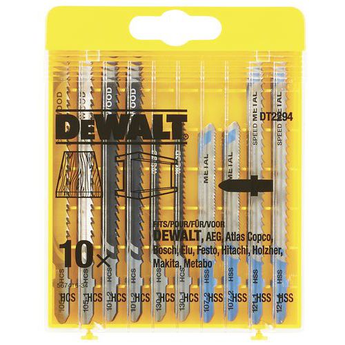 Sada 10 pilových listů Dewalt