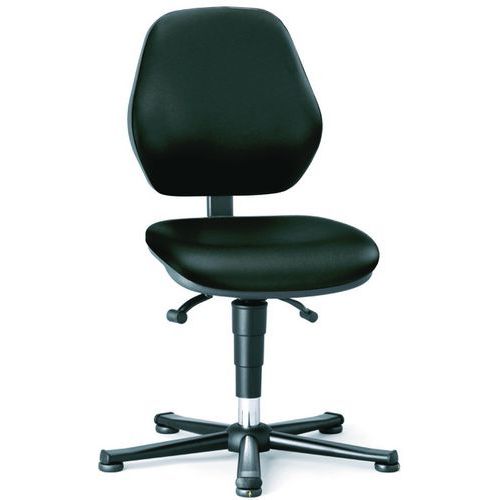 Pracovní antistatické ESD židle Bimos Basic 9150E, 9154E a 9157E s kluzáky