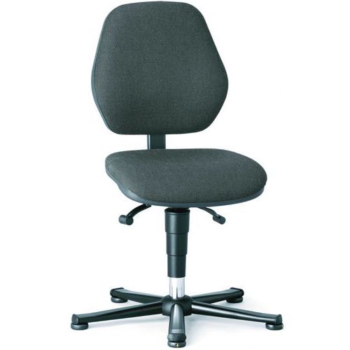 Pracovní antistatické ESD židle Bimos Basic 9150E, 9154E a 9157E s kluzáky