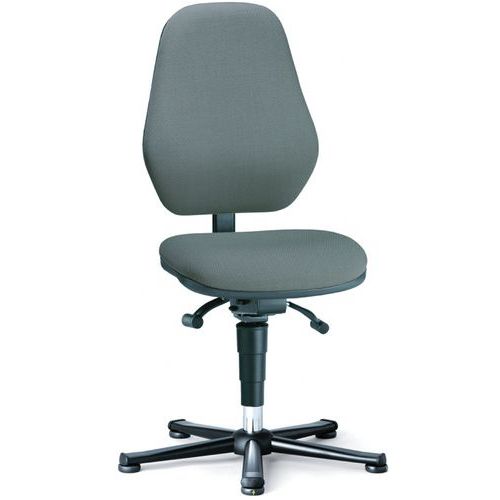 Pracovní antistatické ESD židle Bimos Basic 9150E, 9154E a 9157E s kluzáky