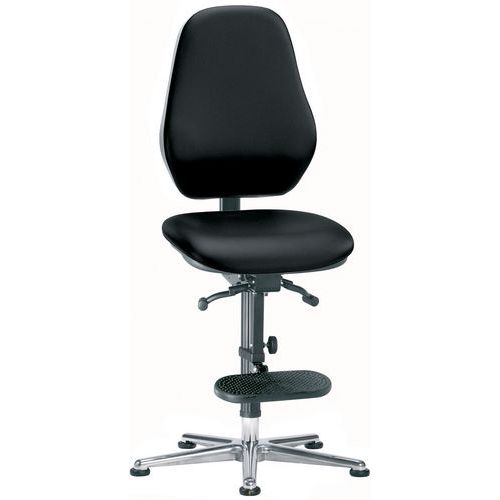 Pracovní antistatické ESD židle Bimos Basic 9152E, 9156E a 9159E s kluzáky