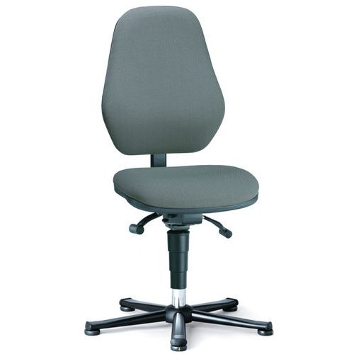 Pracovní antistatické ESD židle Bimos Basic 9150E, 9154E a 9157E s kluzáky