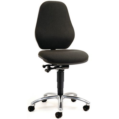 Pracovní antistatické ESD židle Bimos Basic 9151E, 9155 a 9158EE s kluzáky