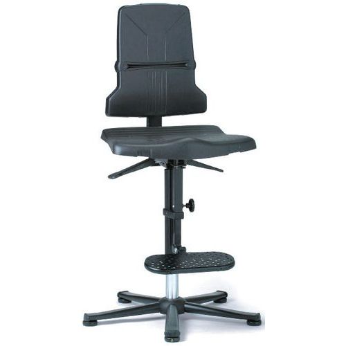 Rámy pro pracovní antistatické ESD židle Bimos Sintec 9811E s nožní opěrkou, kluzáky