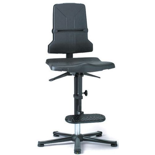 Rámy pro pracovní antistatické ESD židle Bimos Sintec 9811E s nožní opěrkou, kluzáky
