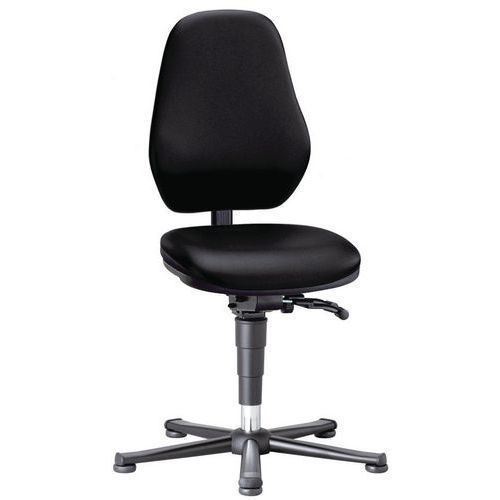 Pracovní laboratorní žídle Bimos Basic 9130, 9132 a 9135 s kluzáky, bez podnožky