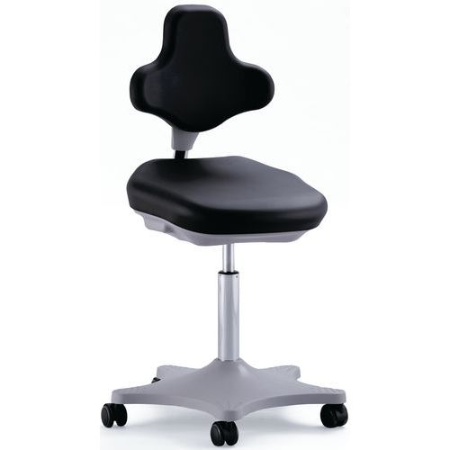Pracovní žídle Bimos Labster 9103 s kolečky, bez podnožky