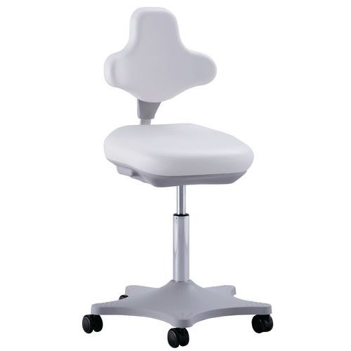 Pracovní žídle Bimos Labster 9103 s kolečky, bez podnožky