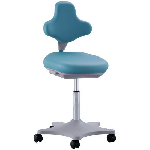 Pracovní žídle Bimos Labster 9103 s kolečky, bez podnožky