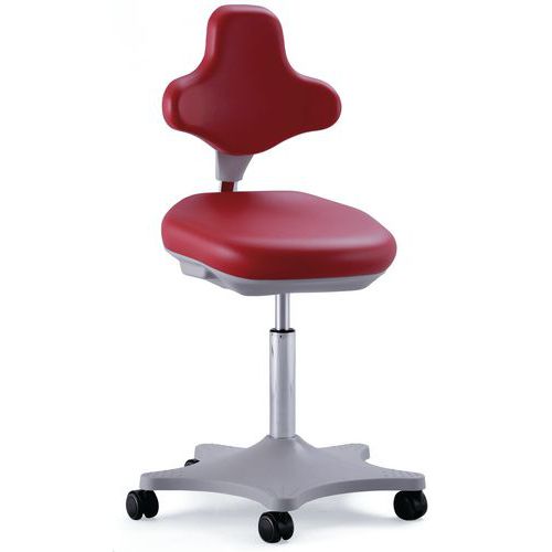 Pracovní žídle Bimos Labster 9103 s kolečky, bez podnožky