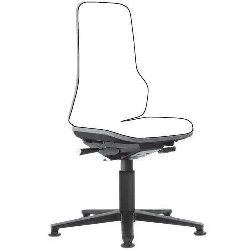 Rámy dílenské židle Bimos 9560 a 9570E s opěradlem pro Bimos Neon
