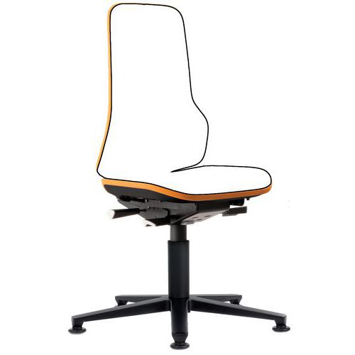 Rámy dílenské židle Bimos 9560 a 9570E s opěradlem pro Bimos Neon