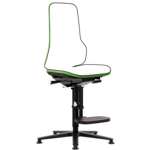 Rámy dílenských židlí Bimos Neon 3 s opěradlem