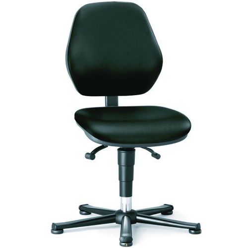 Pracovní antistatické ESD židle Bimos Basic 9150E, 9154E a 9157E s kluzáky