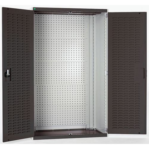 Dílenské skříně s perfo panely pro držáky na nářadí/boxy