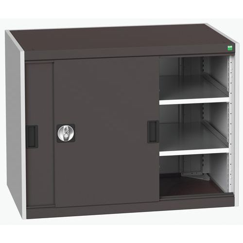 Dílenské skříně s posuvnými dveřmi Bott Cubio, výška 80 cm