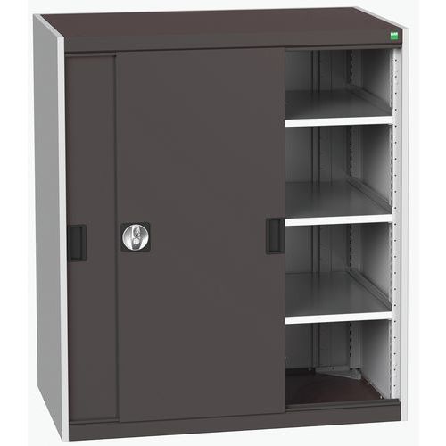 Dílenské skříně s posuvnými dveřmi Bott Cubio, výška 120 cm