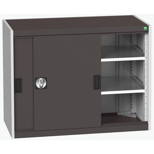Dílenské skříně s posuvnými dveřmi Bott Cubio, výška 80 cm