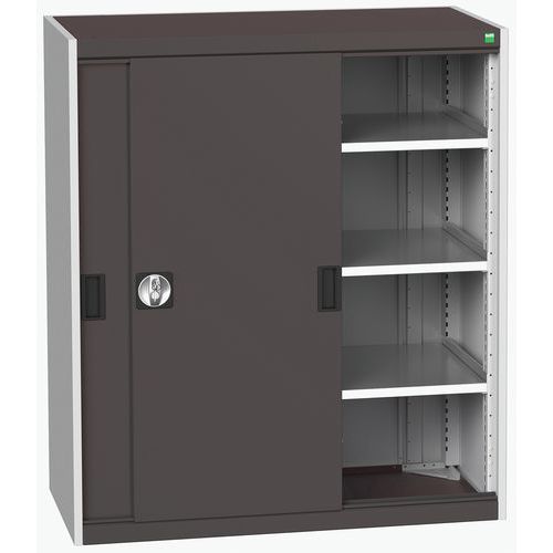 Dílenské skříně s posuvnými dveřmi Bott Cubio, výška 120 cm