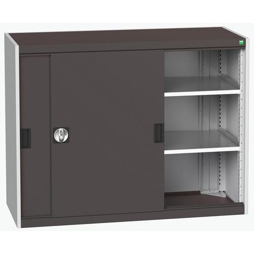 Dílenské skříně s posuvnými dveřmi Bott Cubio, výška 100 cm