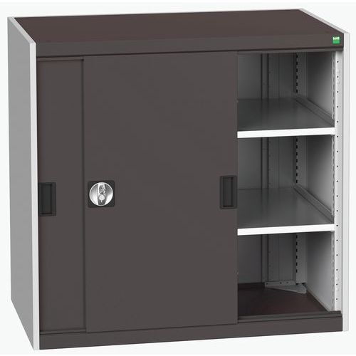 Dílenské skříně s posuvnými dveřmi Bott Cubio, výška 100 cm