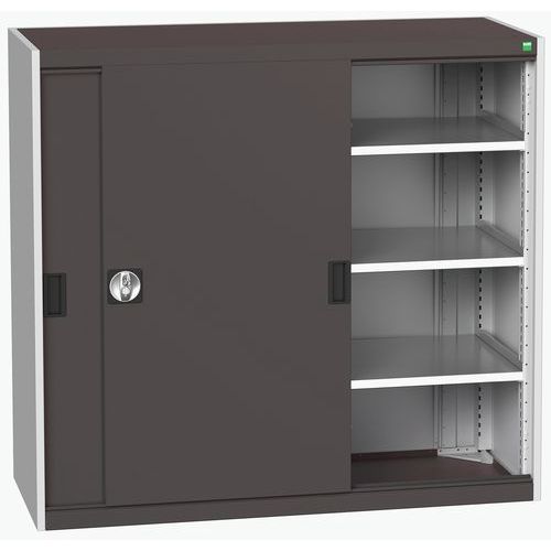 Dílenské skříně s posuvnými dveřmi Bott Cubio, výška 120 cm