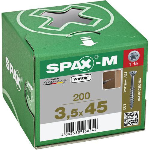 Univerzální šrouby se zapuštěnou hlavou Spax pro MDF desky