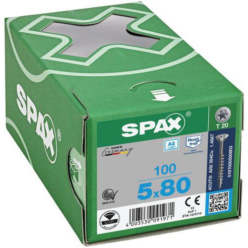 Univerzální šrouby do exteriéru se zapuštěnou hlavou Spax TX