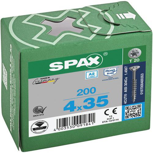 Univerzální šrouby do exteriéru se zapuštěnou hlavou Spax TX