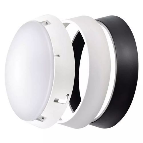 LED přisazené svítidlo ZURI, kruhové, černá/bílá, 14W