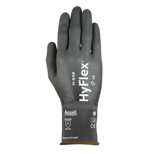 Nylonové rukavice Ansell HyFlex® 11-849 máčené v nitrilu Nylonové rukavice Ansell HyFlex® 11-849 máčené v nitrilu