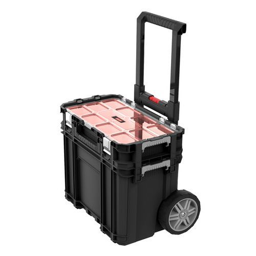 Mobilní kufr na nářadí Curver Connect Cart s organizérem, 12 přihrádek