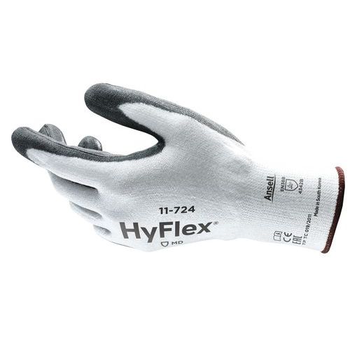 Pracovní rukavice Ansell HyFlex® 11-724 polomáčené v polyuretanu