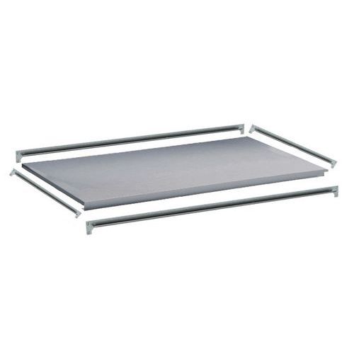 Přídavné police z ocelových panelů, 152,5 cm, 110 kg, pozink