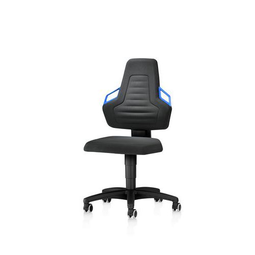 Dílenská židle Bimos Ergoconfort Supertec s měkkými kolečky